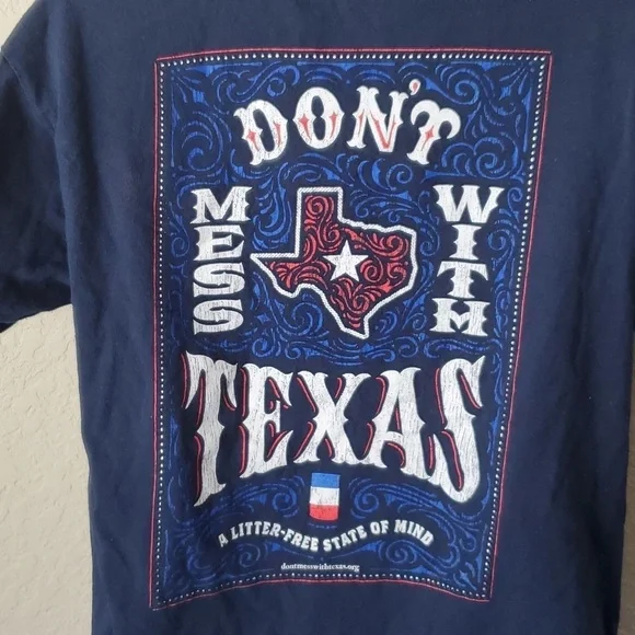 4/$30 **Don't Mess with Texas a Litter-free state of mind Gildan size L … - Picture 3 of 5